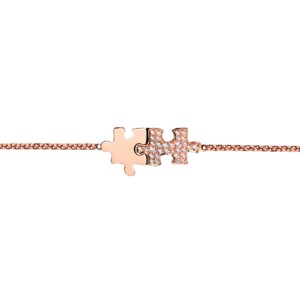Akillis Puzzle bracelet or rose diamants BPZ0026