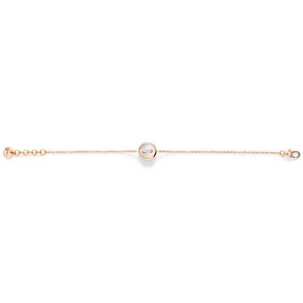 POM POM DOT Bracelet in rose gold with mother of pearl and diamonds by Pomellato (2)